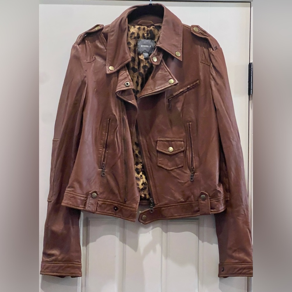 NWOT…KENNA-T Leather Jacker